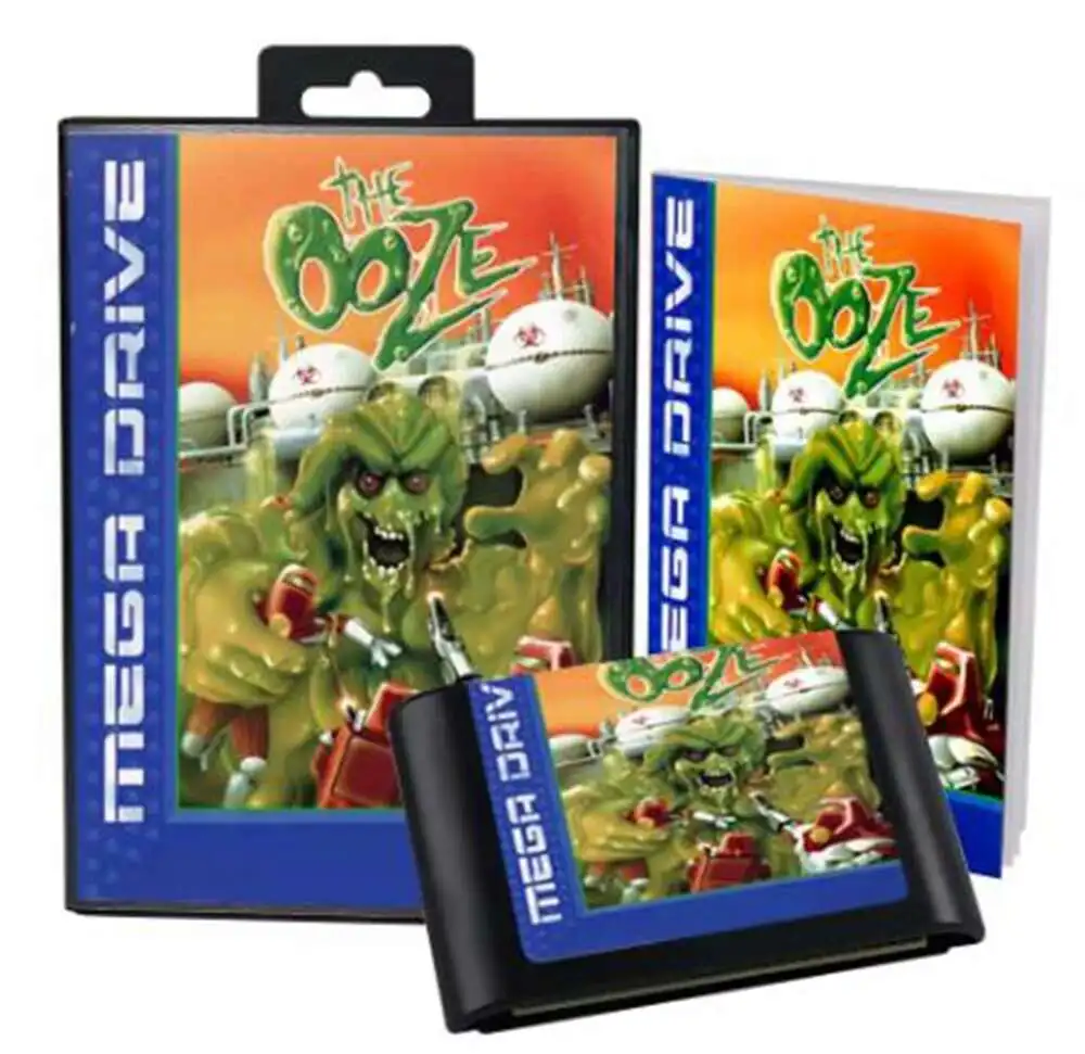 Ooze with Box and Manual for 16 Bit Sega MD Game Cartridge Megadrive Genesis System
Ooze with Box and Manual for 16 Bit Sega MD Game Cartridge Megadrive Genesis System