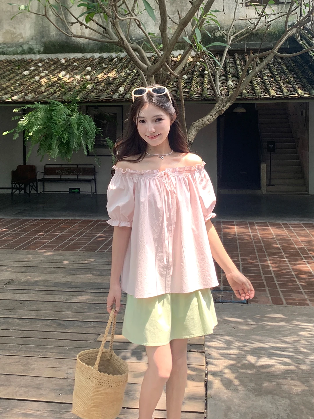 Cozydays Women's Cotton Dstring irt Summer New Loose Sweet Sle Two-color Bubble Sve Casual Comfortable Breathable
Cozydays Women's Cotton Dstring irt Summer New Loose Sweet Sle Two-color Bubble Sve Casual Comfortable Breathable