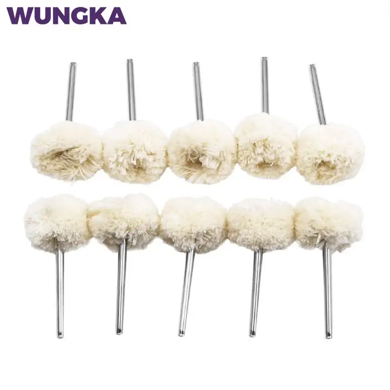 10Pcs 2.35/3.0mm Shank Cotton Polishing Flat Brush Grinding Wheel For Jewelry Arts Abrasive Metal Polish Rotary Clean Tool
10Pcs 2.35/3.0mm Shank Cotton Polishing Flat Brush Grinding Wheel For Jewelry Arts Abrasive Metal Polish Rotary Clean Tool