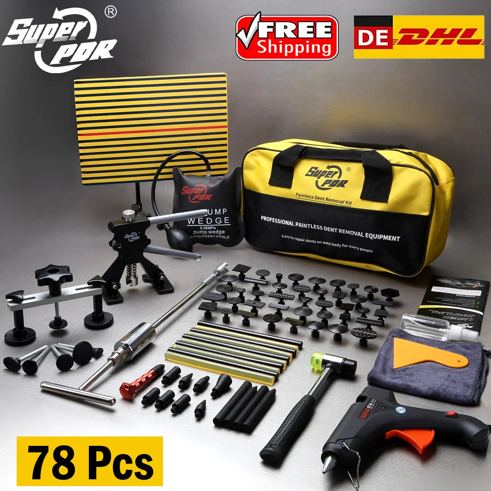 PDR Car Paintless Dent Repair Kit Professional Dent Remover tools Auto Dent Repair Puller Dint Hail Damage Tool
PDR Car Paintless Dent Repair Kit Professional Dent Remover tools Auto Dent Repair Puller Dint Hail Damage Tool