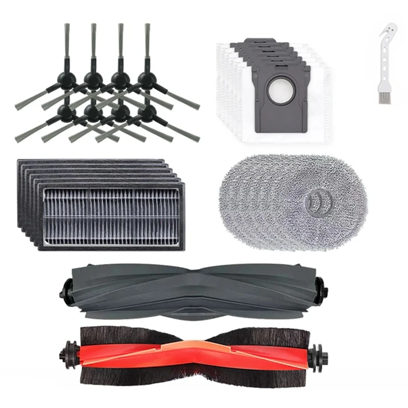 For Dreame Bot S10 Pro Ultra X30 / X30 Pro Plus Robot Vacuum Cleaner Main Side Brush Hepa Filter Mop Rag Dust Bags
For Dreame Bot S10 Pro Ultra X30 / X30 Pro Plus Robot Vacuum Cleaner Main Side Brush Hepa Filter Mop Rag Dust Bags