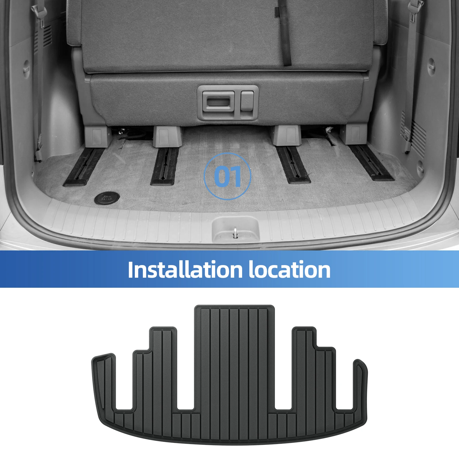 Right Drive for Hyundai Staria 7Seater 2021-2026 (Fuel Version) Car Floor Mats Cargo Trunk Pad TPE 3D Black Waterproof
Right Drive for Hyundai Staria 7Seater 2021-2026 (Fuel Version) Car Floor Mats Cargo Trunk Pad TPE 3D Black Waterproof