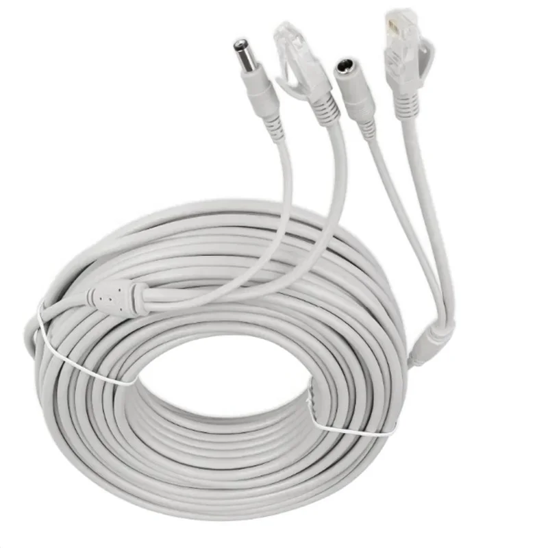 30m CCTV Cable RJ45 + DC 12V Power Lan Cable Cord Network Cables for video surveillance 2 in 1 Network Extension Lan IP Camera
30m CCTV Cable RJ45 + DC 12V Power Lan Cable Cord Network Cables for video surveillance 2 in 1 Network Extension Lan IP Camera