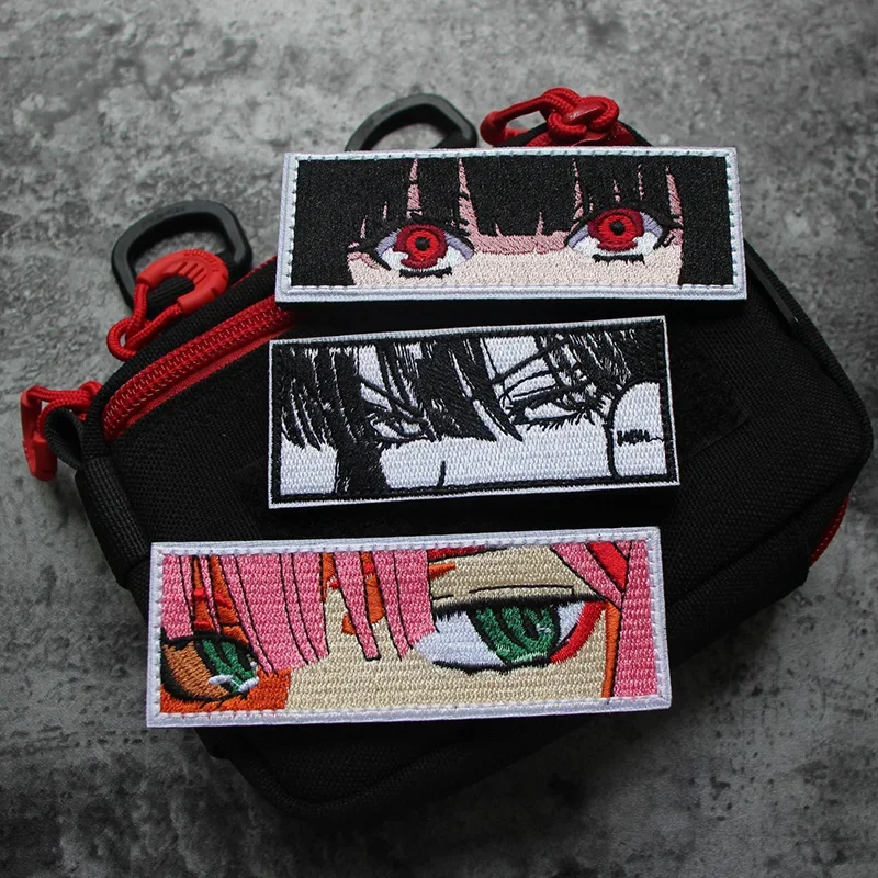 Two Dimensional Girl Eyes Half Face Patches Red Hair Embroidery Badges Hook & Loop Backpack Outdoor Tactical Armband
Two Dimensional Girl Eyes Half Face Patches Red Hair Embroidery Badges Hook & Loop Backpack Outdoor Tactical Armband
