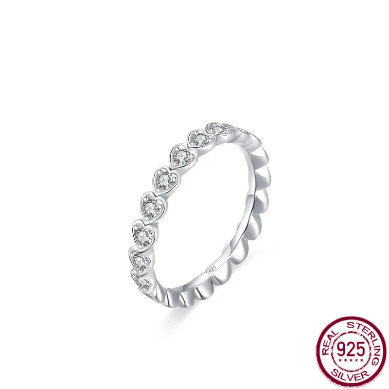 Новое серебряное кольцо Love Set с бриллиантом 925, закрытое кольцо с дизайном женской толпы, универсальный стиль и складные свадебные украшения
Новое серебряное кольцо Love Set с бриллиантом 925, закрытое кольцо с дизайном женской толпы, универсальный стиль и складные свадебные украшения