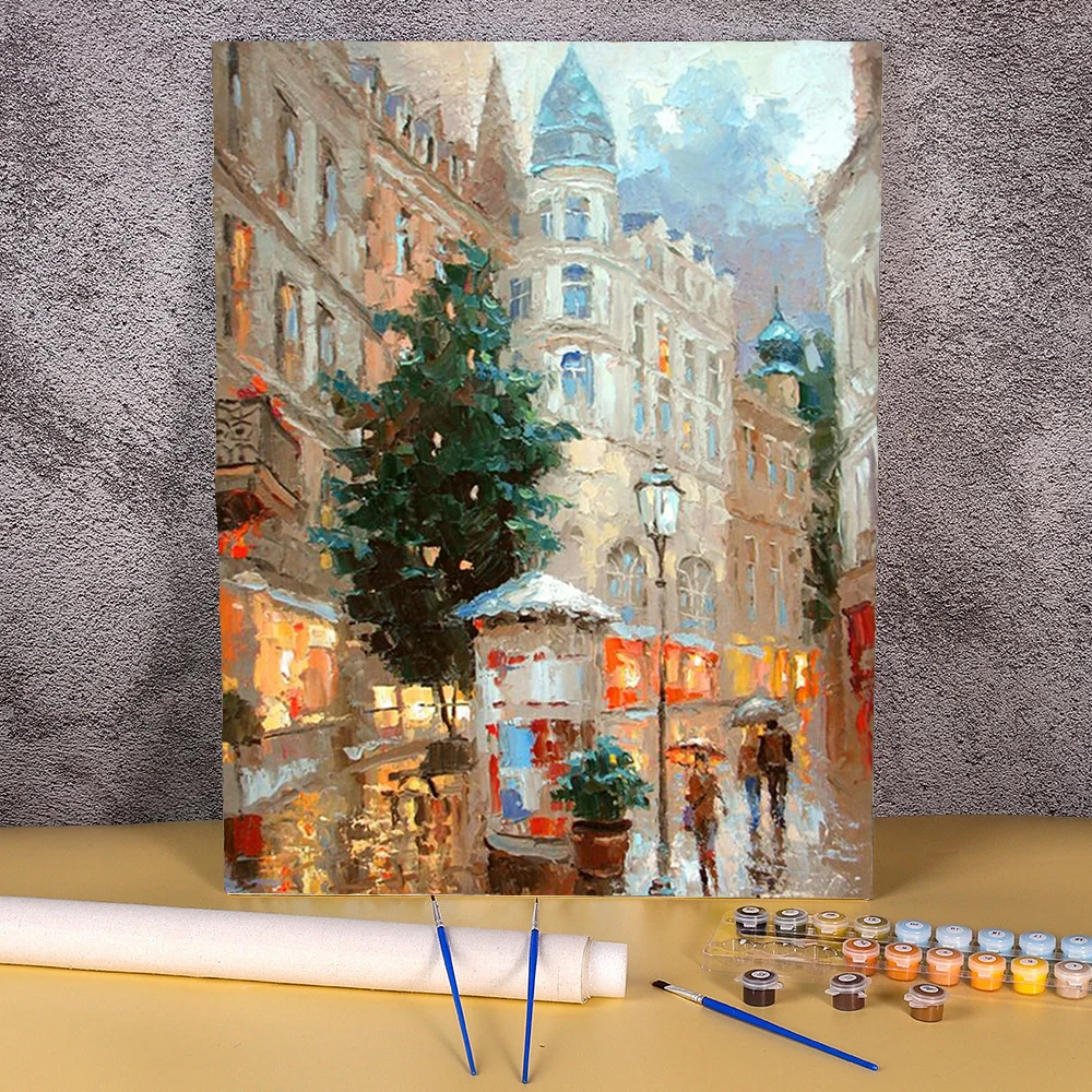 Frameless DIY Painting By Numbers Town Landscape Coloring By Numbers Acrylic Canvas Wall Art Picture Home Decors 40x50cm
Frameless DIY Painting By Numbers Town Landscape Coloring By Numbers Acrylic Canvas Wall Art Picture Home Decors 40x50cm