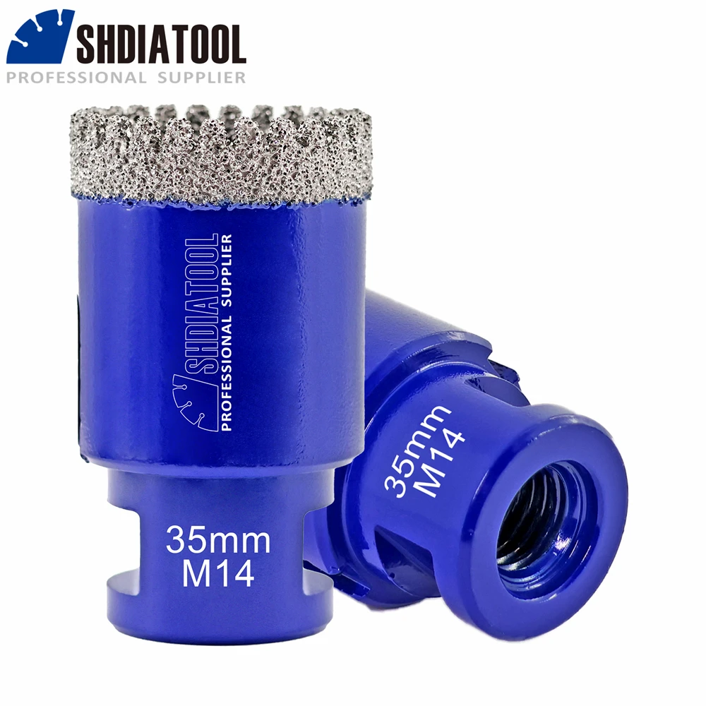 SHDIATOOL 1Pc Diamond Drill Core Bits Dia20-125mm Marble Hole Saw Opener For Ceramic Tile Granite M14 Thread Drilling Crown Bits
SHDIATOOL 1Pc Diamond Drill Core Bits Dia20-125mm Marble Hole Saw Opener For Ceramic Tile Granite M14 Thread Drilling Crown Bits