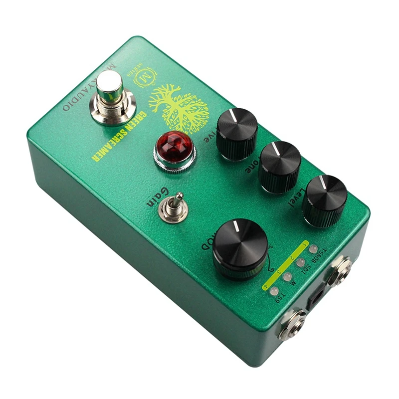 A57T MOSKYAUDIO GREEN SREAMER гитара OverDrive TS9/TS808 педаль эффектов True Bypass функция гитарные эффекты аксессуары для процессора
A57T MOSKYAUDIO GREEN SREAMER гитара OverDrive TS9/TS808 педаль эффектов True Bypass функция гитарные эффекты аксессуары для процессора