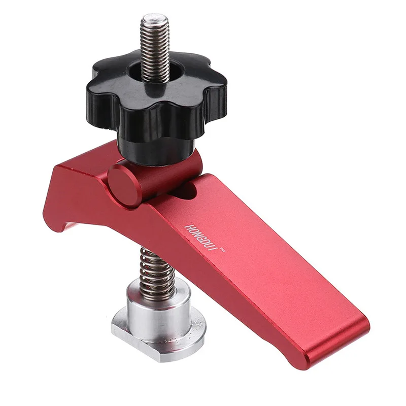 Pure Aluminum Alloy T-shaped Groove Pressure Block Woodworking Table Pressure Plate Holder with Handle for Quick Clamping
Pure Aluminum Alloy T-shaped Groove Pressure Block Woodworking Table Pressure Plate Holder with Handle for Quick Clamping