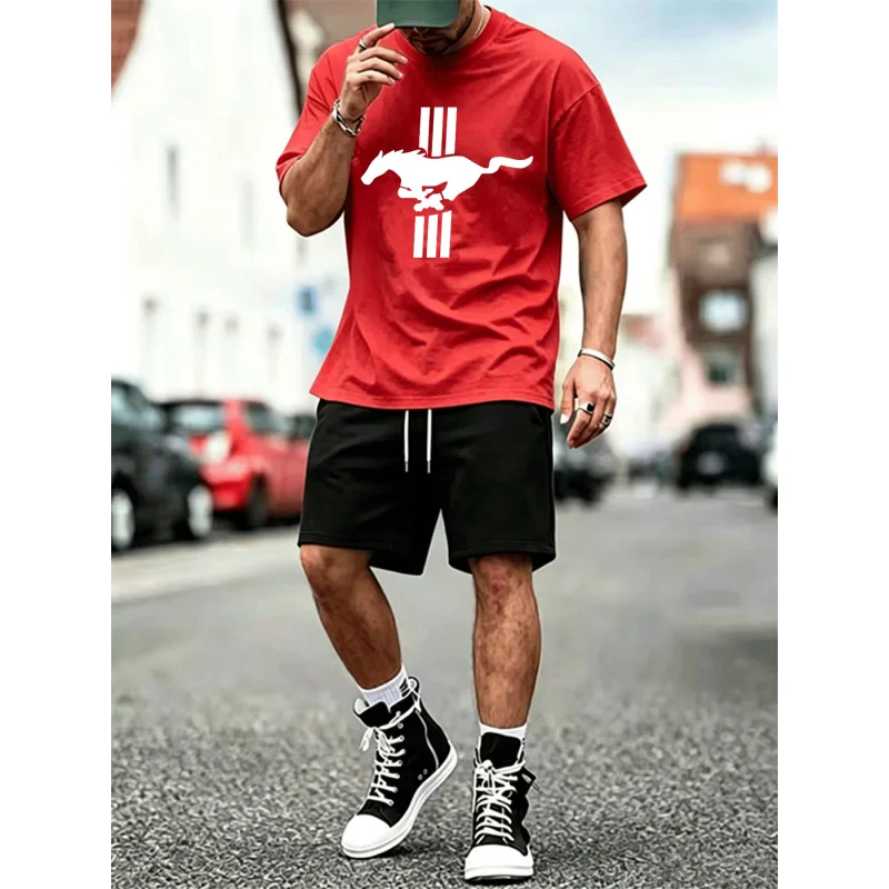 Men's 2Pcs Summer Outfit Running Print Oversized T-Shirt + Casual Shorts Set Streetwear Mesh
Men's 2Pcs Summer Outfit Running Print Oversized T-Shirt + Casual Shorts Set Streetwear Mesh