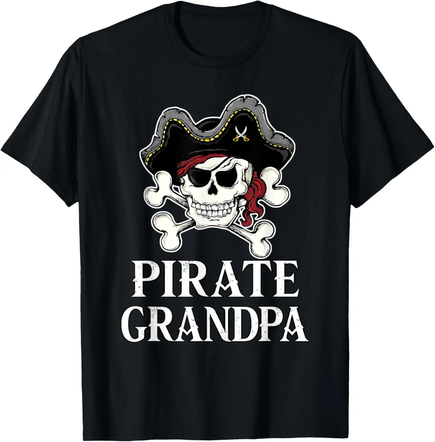 Pirate Grandpa T-Shirt - Black, Adult, Unisex, Short Sleeve, Classic Fit, Letter Print, Halloween, Celebration Anime Clothes Str
Pirate Grandpa T-Shirt - Black, Adult, Unisex, Short Sleeve, Classic Fit, Letter Print, Halloween, Celebration Anime Clothes Str