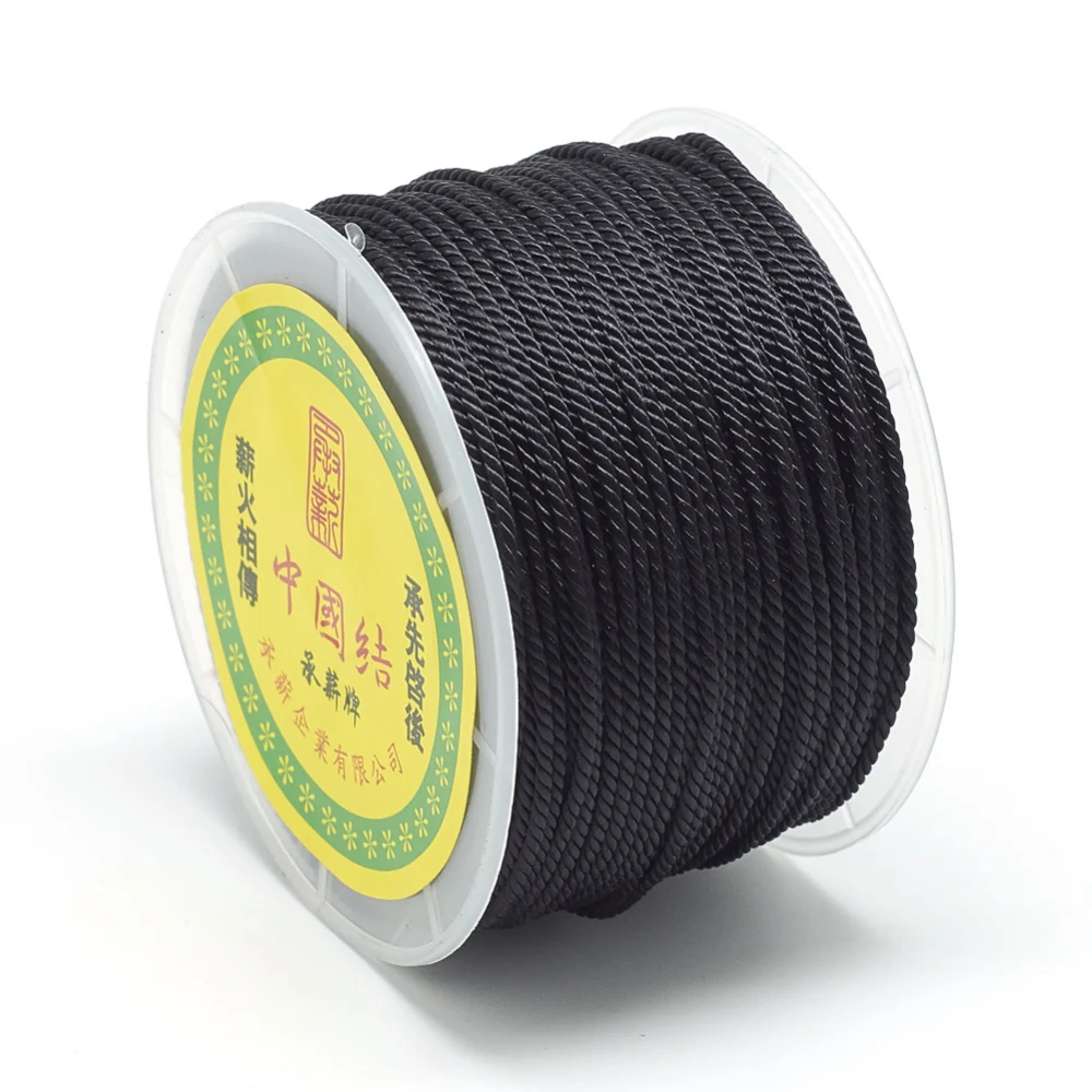 1 Roll Nylon Threads Cords 1.5~2mm for jewelry making DIY Bracelet Necklace Accessories; about 50m/roll
1 Roll Nylon Threads Cords 1.5~2mm for jewelry making DIY Bracelet Necklace Accessories; about 50m/roll