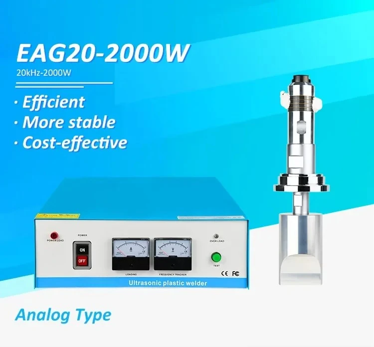 EAG-20 20kHz Ultrasonic Plastic Welding Machine for Lighting Industry/Printing Consumables, Fast & Precise
EAG-20 20kHz Ultrasonic Plastic Welding Machine for Lighting Industry/Printing Consumables, Fast & Precise