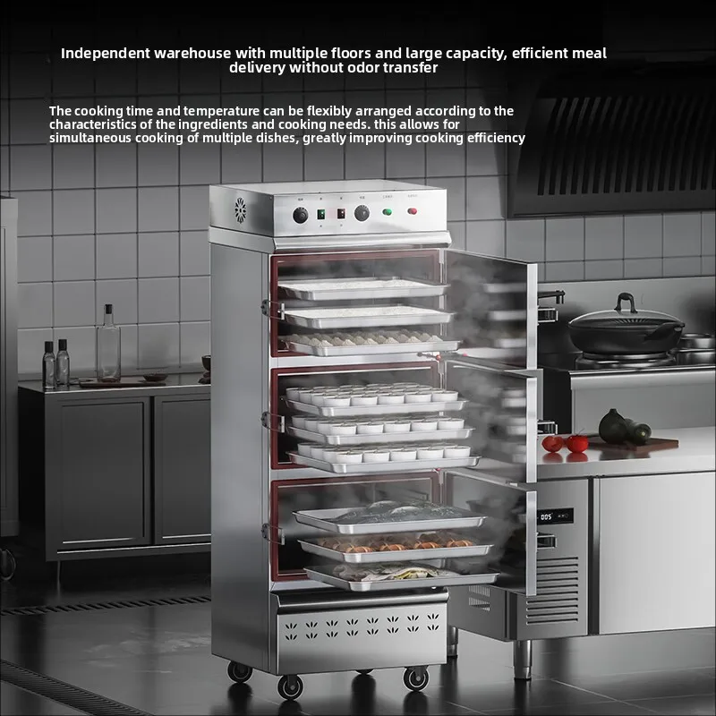 Commercial layered seafood steamer Kitchen electric steamer, canteen automatic rice steamer steamer
Commercial layered seafood steamer Kitchen electric steamer, canteen automatic rice steamer steamer