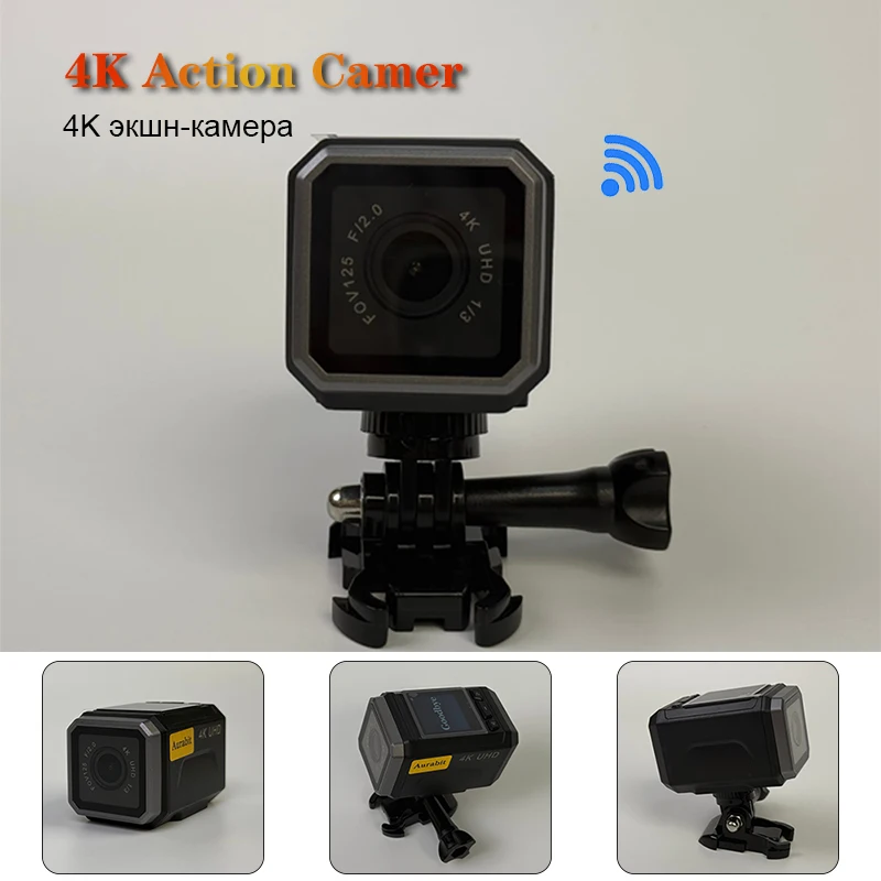 4K Ultra HD Mini WiFi Camera Outdoor Sports Waterproof EIS Motorcycle Bicycle Riding Wearable Helmet Cam
4K Ultra HD Mini WiFi Camera Outdoor Sports Waterproof EIS Motorcycle Bicycle Riding Wearable Helmet Cam