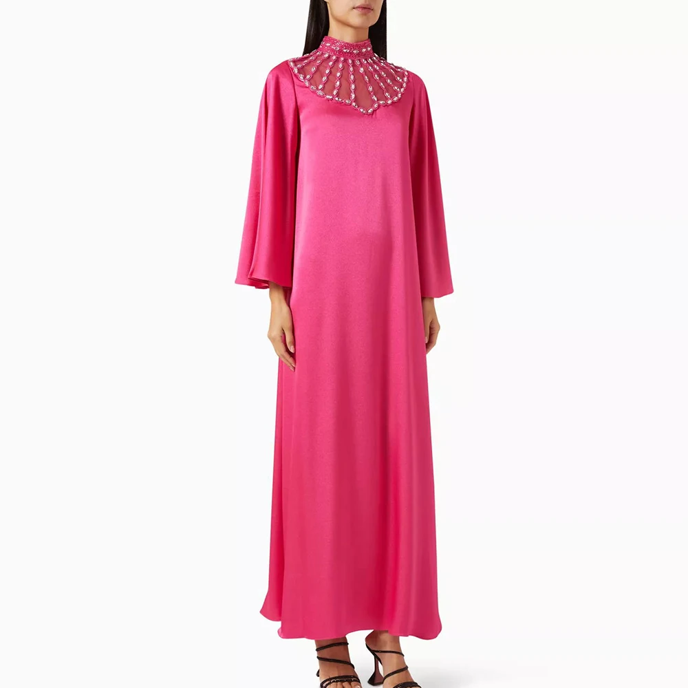 Satin Evening Dress For Sexy Women 정장원피스 Vestidos de festa Elegant High Neck Luxury Crystal Cocktail Party Prom Gown 2024
Satin Evening Dress For Sexy Women 정장원피스 Vestidos de festa Elegant High Neck Luxury Crystal Cocktail Party Prom Gown 2024
