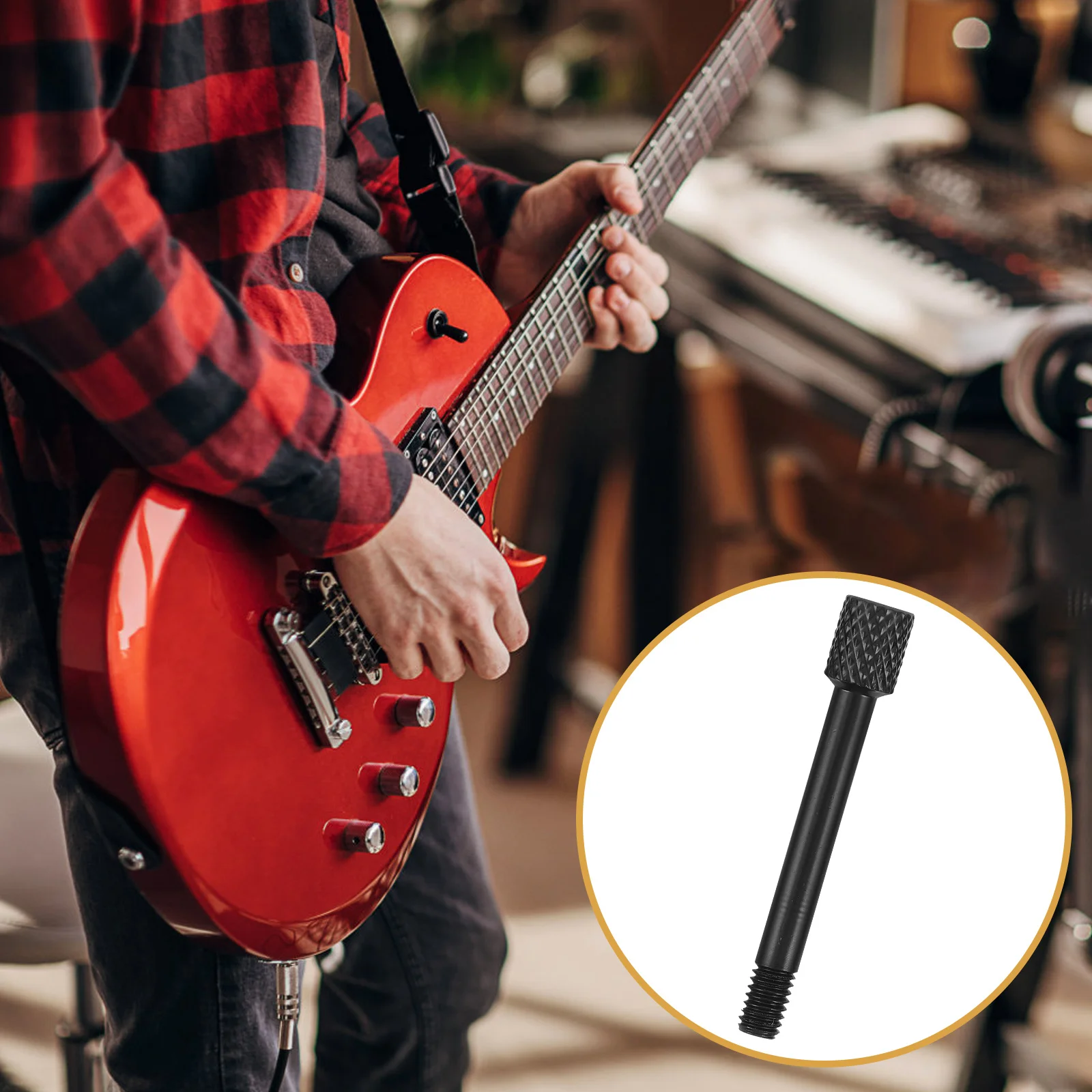 6pcs Electric Guitar Accessories Precision Copper Parts String Locking Screws Black Stable Tuning Guitar Components Bridge
6pcs Electric Guitar Accessories Precision Copper Parts String Locking Screws Black Stable Tuning Guitar Components Bridge