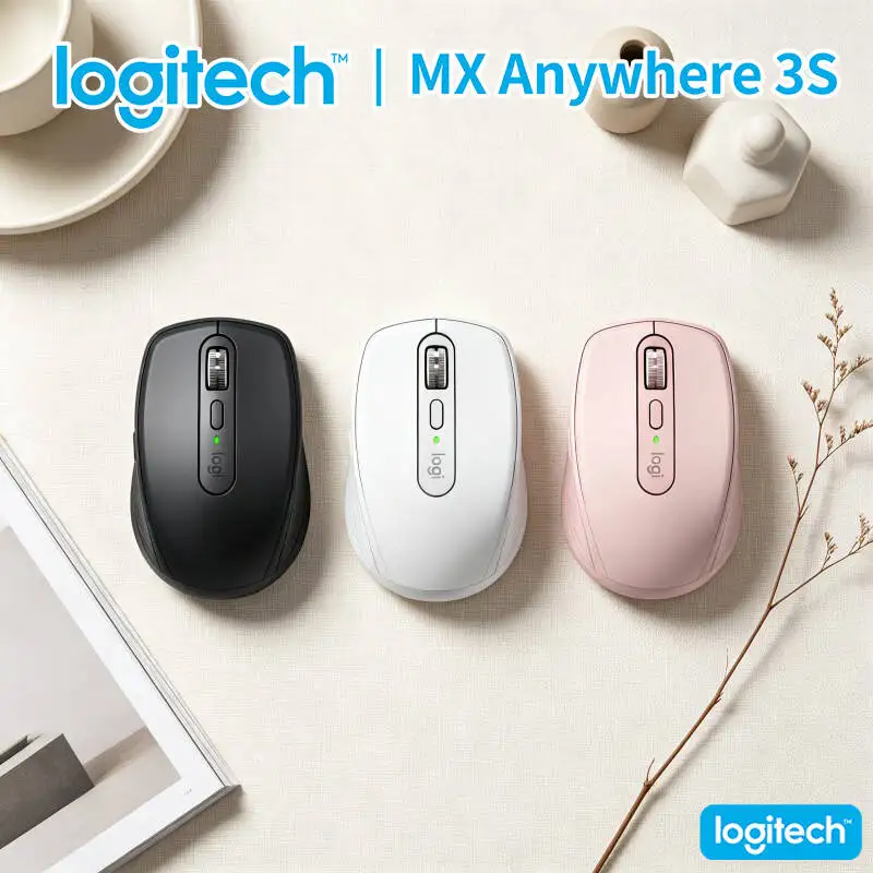 Logitech MX Anywhere 3S Wireless Mouse - 8000 DPI Glass Tracking, MagSpeed Scroll, Silent Click, Anti-Slip Grip for Shop Floor
Logitech MX Anywhere 3S Wireless Mouse - 8000 DPI Glass Tracking, MagSpeed Scroll, Silent Click, Anti-Slip Grip for Shop Floor