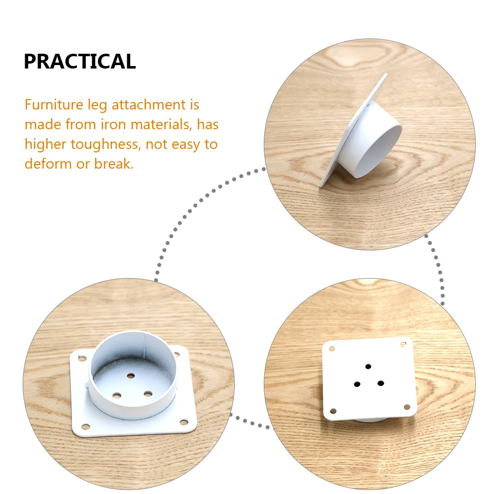 4 Pcs Table Leg Connectors Furniture Feet Connector Chair Mounting Plates Iron Material Durable Repair Table Chair Cabinet
4 Pcs Table Leg Connectors Furniture Feet Connector Chair Mounting Plates Iron Material Durable Repair Table Chair Cabinet