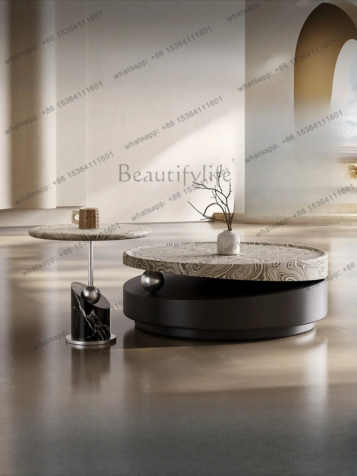 PG original designer modern simple size coffee table combination living room home light luxury coffee table
PG original designer modern simple size coffee table combination living room home light luxury coffee table