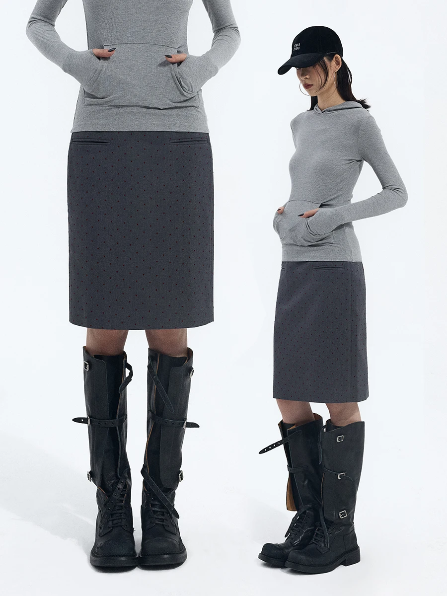 Modern Retro Polka Dot High Slit Straight ort Skirt Women's Design Bodycon Skirt Polyester Fiber Casual Wear mid Waist
Modern Retro Polka Dot High Slit Straight ort Skirt Women's Design Bodycon Skirt Polyester Fiber Casual Wear mid Waist