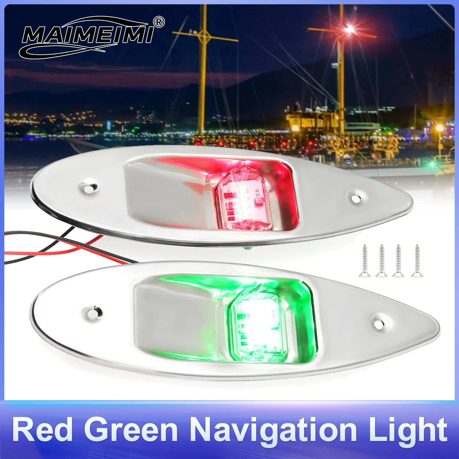 2 шт. 12 В светодиодный водонепроницаемый красный зеленый навигационный фонарь боковой фонарь для лодки устойчивый к коррозии сигнальная лампа для морской лодки яхты
2 шт. 12 В светодиодный водонепроницаемый красный зеленый навигационный фонарь боковой фонарь для лодки устойчивый к коррозии сигнальная лампа для морской лодки яхты