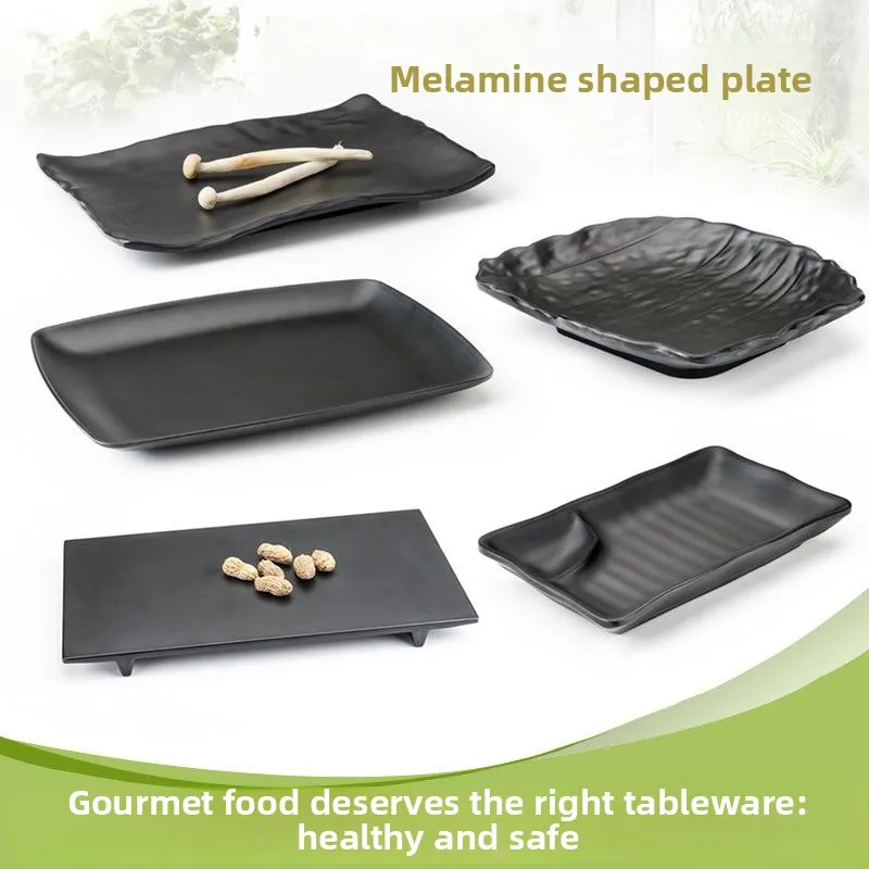 Black Rectangular Flat Bottom Pot Miamimade Sushi Plate BBQ Dish Japanese Style Ceramic Imitation Dinnerware Hot Pot Accessories
Black Rectangular Flat Bottom Pot Miamimade Sushi Plate BBQ Dish Japanese Style Ceramic Imitation Dinnerware Hot Pot Accessories