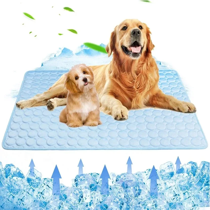 Dog Cooling Mat Ice Silk Pet Self Cooling Pad Blanket Summer Washable Pad Cat Blanket Breathable Bed
Dog Cooling Mat Ice Silk Pet Self Cooling Pad Blanket Summer Washable Pad Cat Blanket Breathable Bed