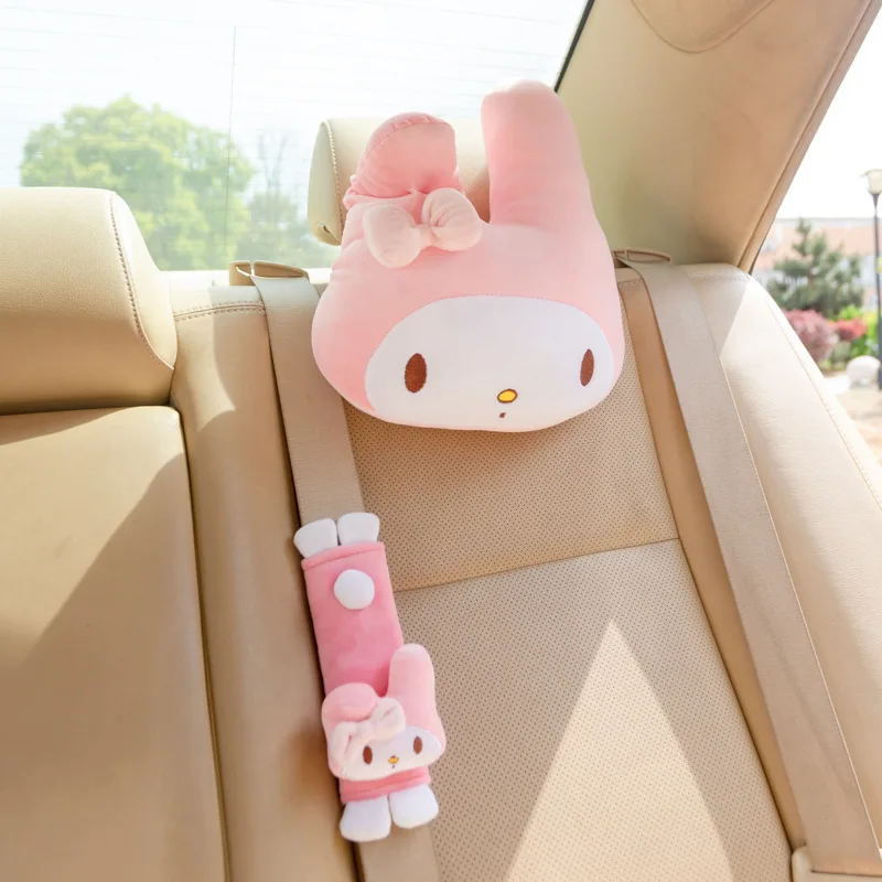 Cute Sanrio Car Headrest Neck Pillow Car Seat Belt Cover Melody Kuromi Seat Belt Shoulder Pad Car Interior Decoration Gift
Cute Sanrio Car Headrest Neck Pillow Car Seat Belt Cover Melody Kuromi Seat Belt Shoulder Pad Car Interior Decoration Gift
