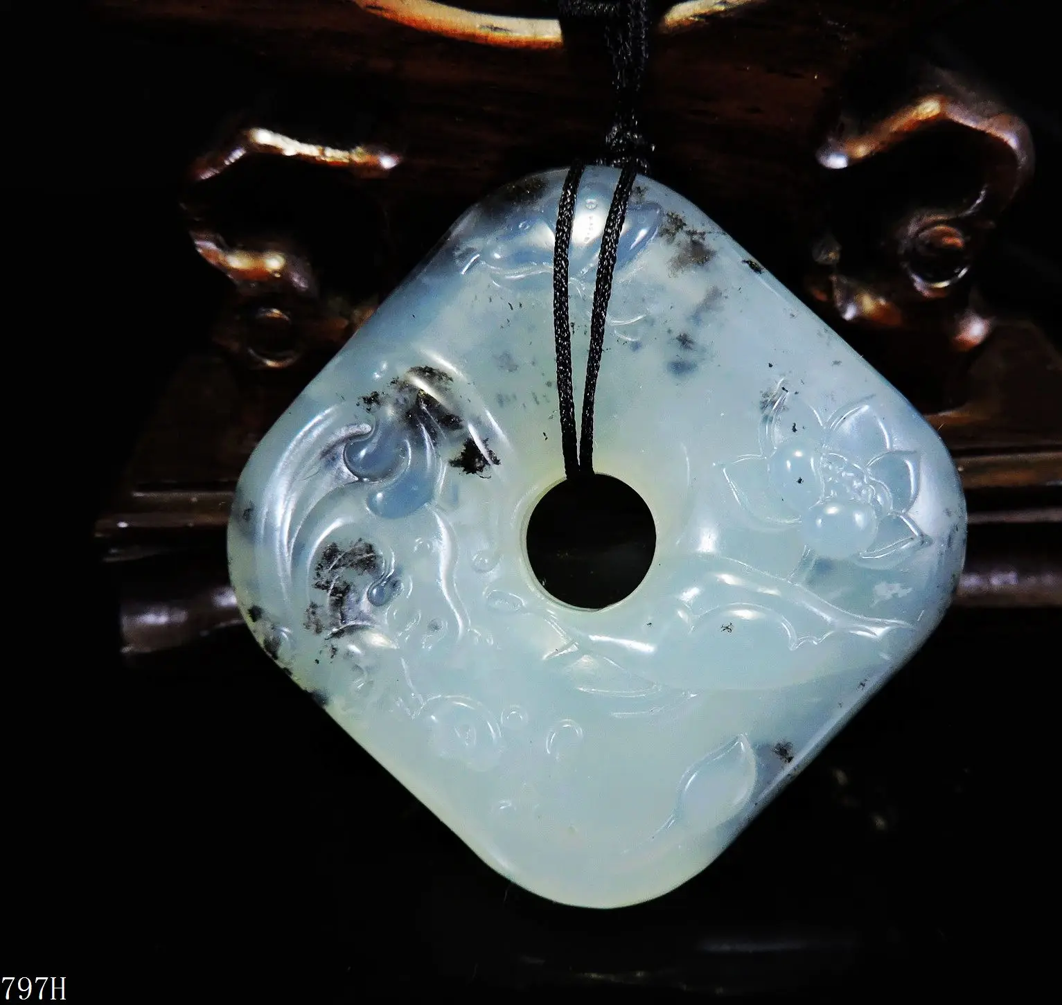 Jade Jewelry Natural Jade Pendant Necklace Hand-Carved butterfly&lotus Jadeite Necklace Pendant Gift No Treatment 797H
Jade Jewelry Natural Jade Pendant Necklace Hand-Carved butterfly&lotus Jadeite Necklace Pendant Gift No Treatment 797H