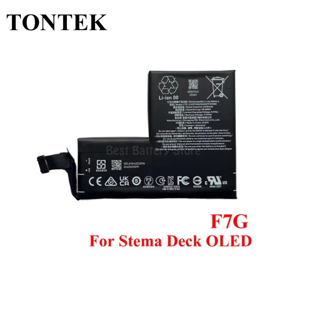 High Performance 7.74V 50.08Wh F7G Battery for Valve Steam Deck OLED 512GB 1TB Handheld Gaming PC Tablet Replacement Part
High Performance 7.74V 50.08Wh F7G Battery for Valve Steam Deck OLED 512GB 1TB Handheld Gaming PC Tablet Replacement Part