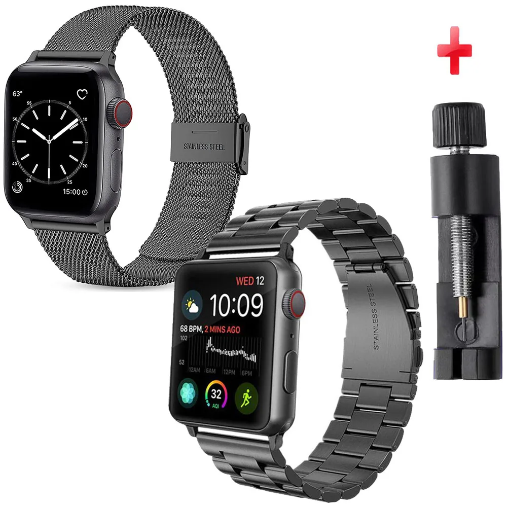 For Apple Watch Ultra 9/8/7/SE/6/5 49MM 40/44/44/45MM Stainless Steel iWatch strap metal band Bracelet Clasp Series 4/3/2/1
For Apple Watch Ultra 9/8/7/SE/6/5 49MM 40/44/44/45MM Stainless Steel iWatch strap metal band Bracelet Clasp Series 4/3/2/1