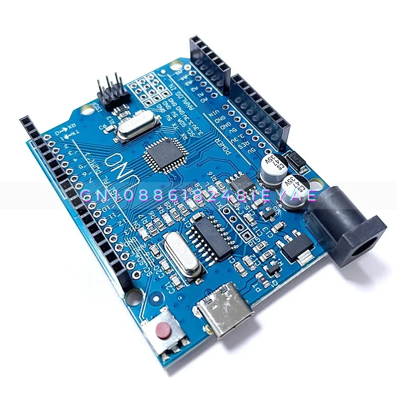Плата разработки UNO R3 Модуль микроконтроллера ATmega328P, улучшенный интерфейс TYPE-C
Плата разработки UNO R3 Модуль микроконтроллера ATmega328P, улучшенный интерфейс TYPE-C