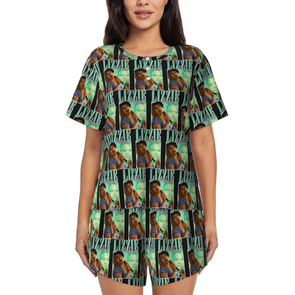 Lizzie Mcguire Cartoon Round Neck Short Sleeve Nightgowns for Sleeping Sleepshirts Women Loose Pajama Set Short Pants
Lizzie Mcguire Cartoon Round Neck Short Sleeve Nightgowns for Sleeping Sleepshirts Women Loose Pajama Set Short Pants