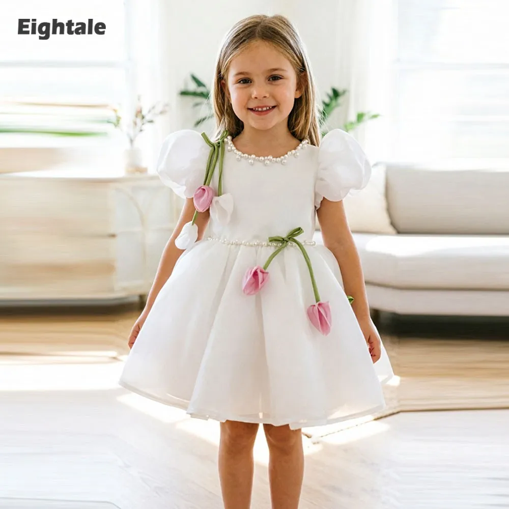Arabic Flower Girl Dresses O-Neck 3d Flowers Customized Pearls First Communion Girl Party Gown Children Birthday Dresses
Arabic Flower Girl Dresses O-Neck 3d Flowers Customized Pearls First Communion Girl Party Gown Children Birthday Dresses