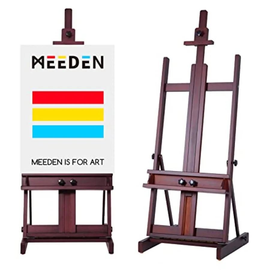 Art Painting Easel Beech Wood Studio Easel 53" to 91"H Holds Canvas to 78" Large Professional H-Frame Easel Stand with Storage
Art Painting Easel Beech Wood Studio Easel 53" to 91"H Holds Canvas to 78" Large Professional H-Frame Easel Stand with Storage