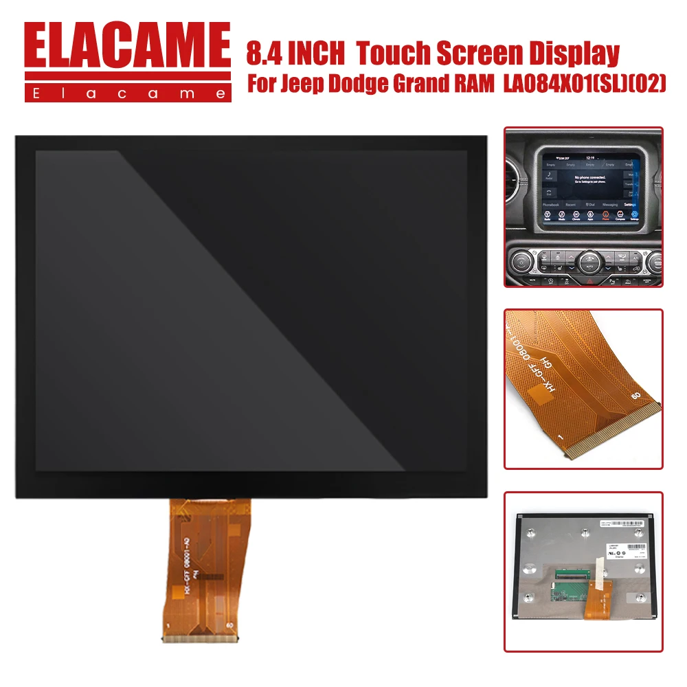 LA084X01(SL)(01) (02) 17-20 Replacement 8.4" Uconnect 4C UAQ LCD MONITOR Touch-Screen Display Radio Navigation Car Accessories
LA084X01(SL)(01) (02) 17-20 Replacement 8.4" Uconnect 4C UAQ LCD MONITOR Touch-Screen Display Radio Navigation Car Accessories