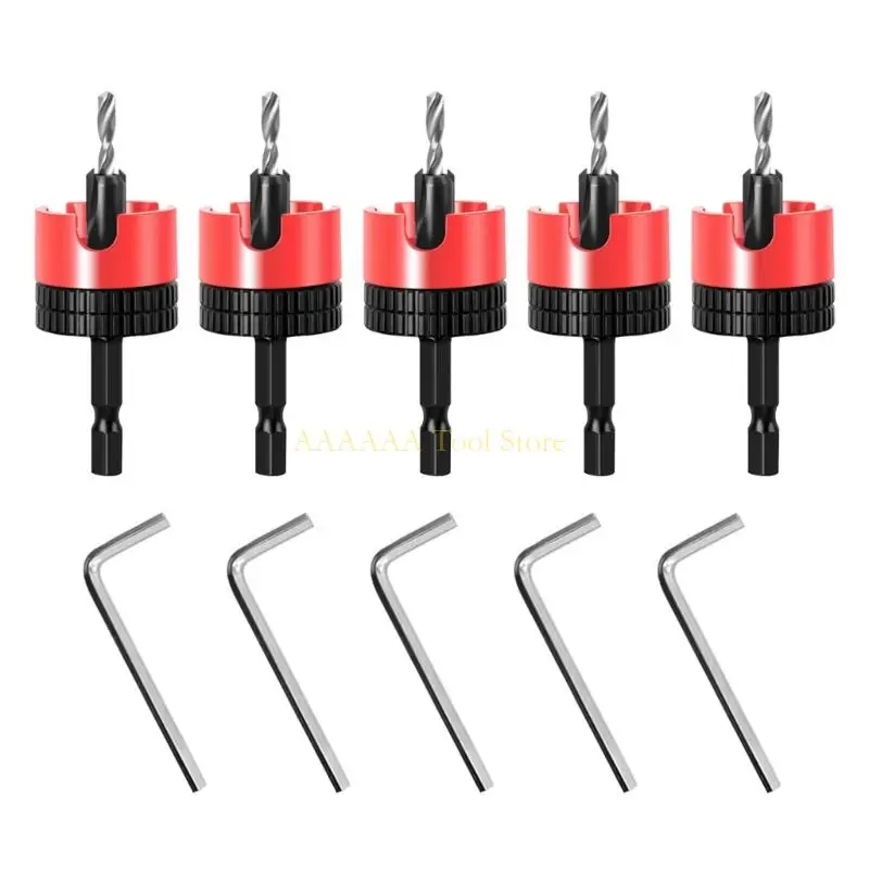 A2BE Countersink Drill Bint Set Woodworking Countersink Drill Bits Регулируемые биты глубины.
A2BE Countersink Drill Bint Set Woodworking Countersink Drill Bits Регулируемые биты глубины.