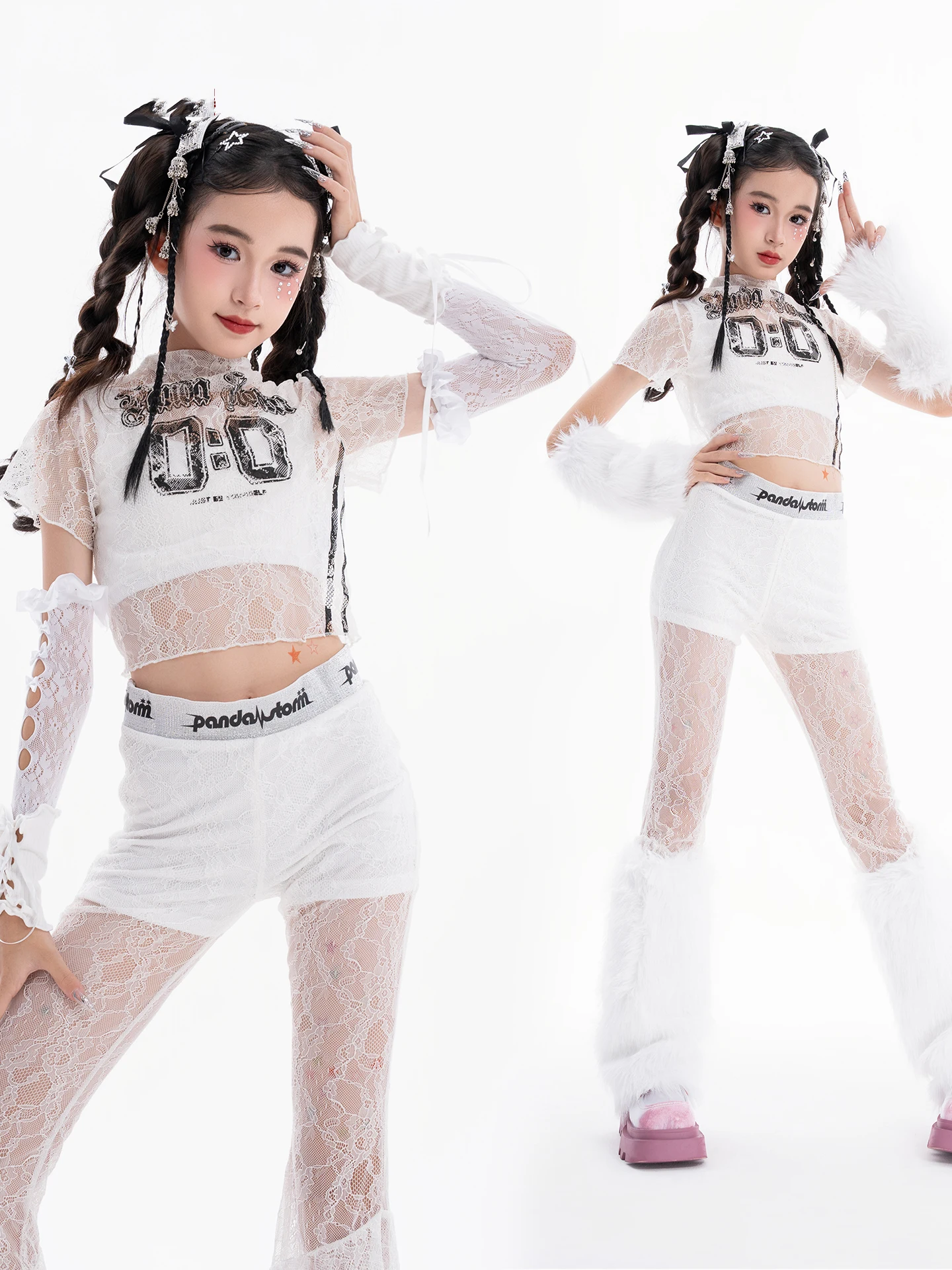 2025 White Lace Outfits Girls Jazz Dance Costume Clothes Hip Hop Clothing Kids Music Festival Dancing Wear Stage Clothes DN22110
2025 White Lace Outfits Girls Jazz Dance Costume Clothes Hip Hop Clothing Kids Music Festival Dancing Wear Stage Clothes DN22110