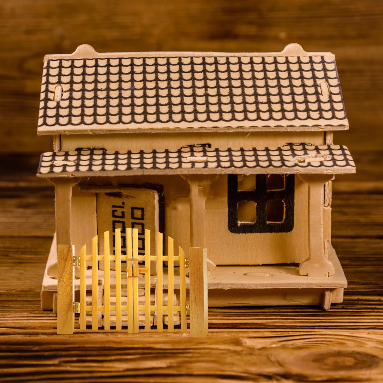 Miniature Wooden Gate for Dollhouses Realistic Simulation Rustic Wood Finish Openable Design Fine Detail Mini House Decor Mini
Miniature Wooden Gate for Dollhouses Realistic Simulation Rustic Wood Finish Openable Design Fine Detail Mini House Decor Mini