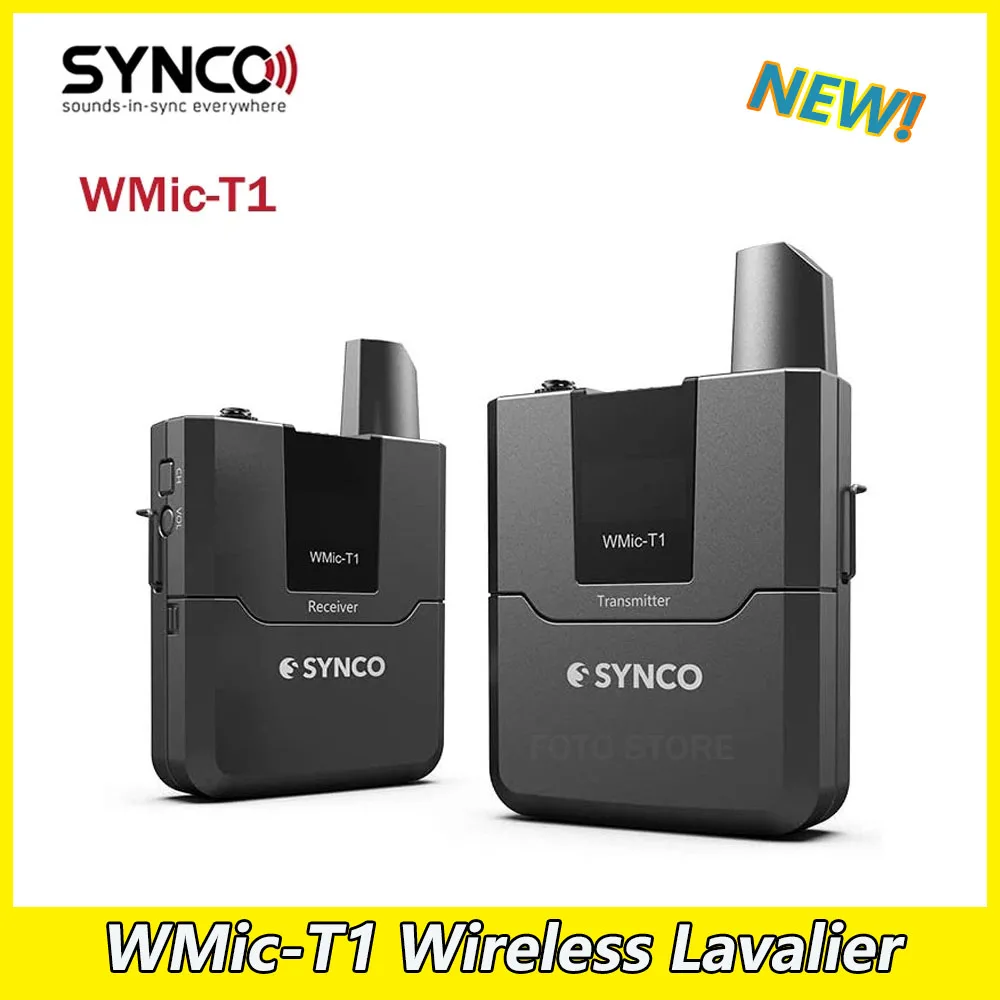 Микрофон SYNCO WMic-T1, беспроводной петличный микрофон, 16 каналов, для камер и смартфонов
Микрофон SYNCO WMic-T1, беспроводной петличный микрофон, 16 каналов, для камер и смартфонов