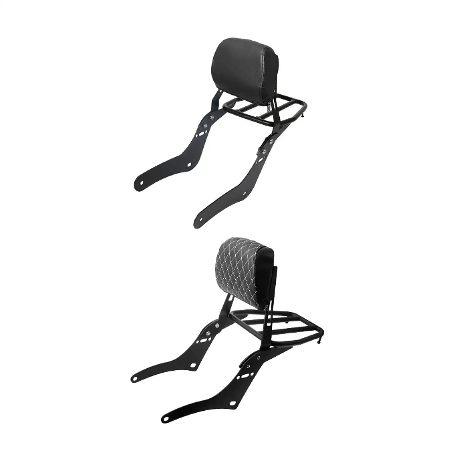 Motorcycle Sissy Bar Backrest Pad with Luggage Rack Replacement Professional,Motorcycle Detachable Passenger Backrest Assembly
Motorcycle Sissy Bar Backrest Pad with Luggage Rack Replacement Professional,Motorcycle Detachable Passenger Backrest Assembly