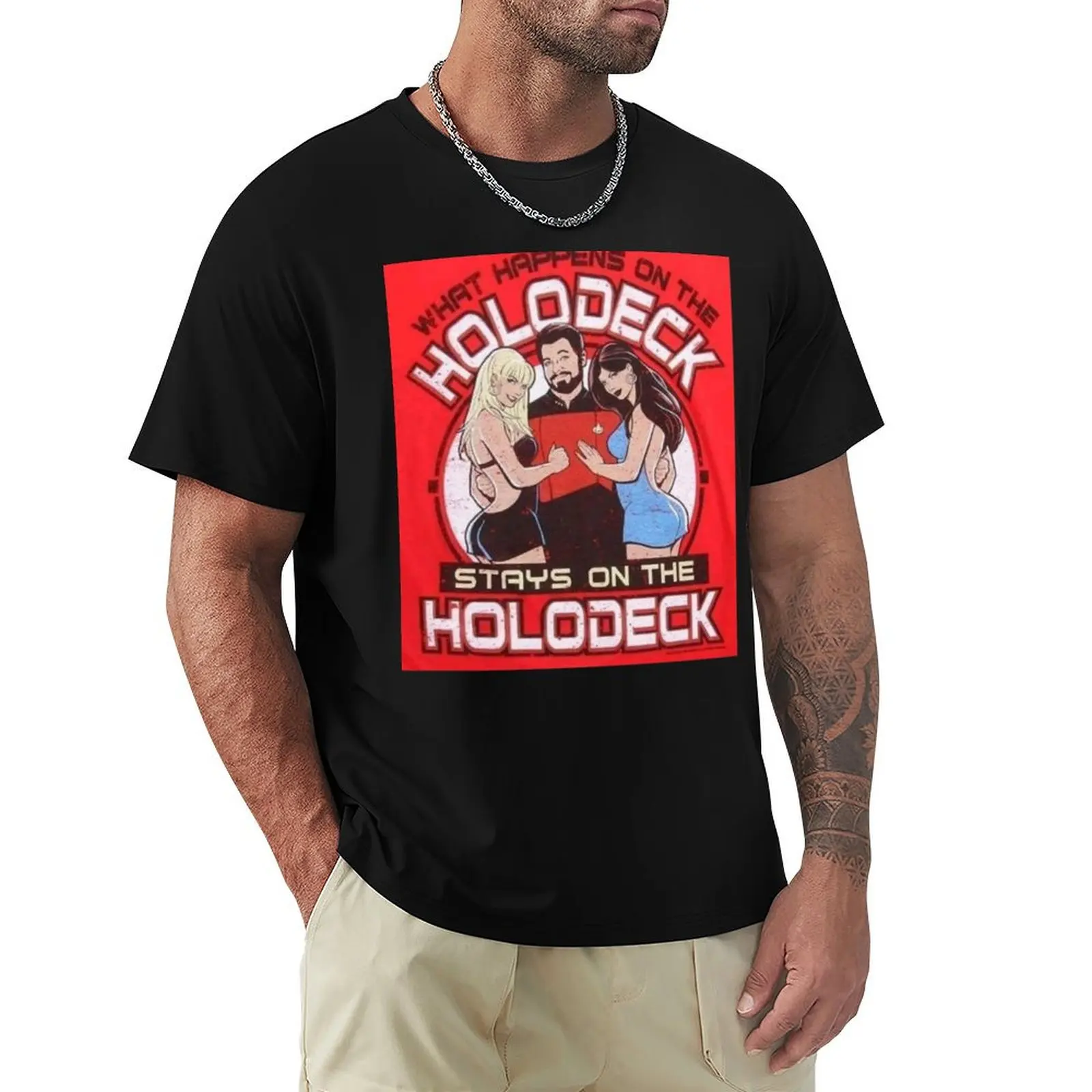 what happens on the holodeck stays on the holodeck T-Shirt anime oversized heavy weight t shirts for men
what happens on the holodeck stays on the holodeck T-Shirt anime oversized heavy weight t shirts for men