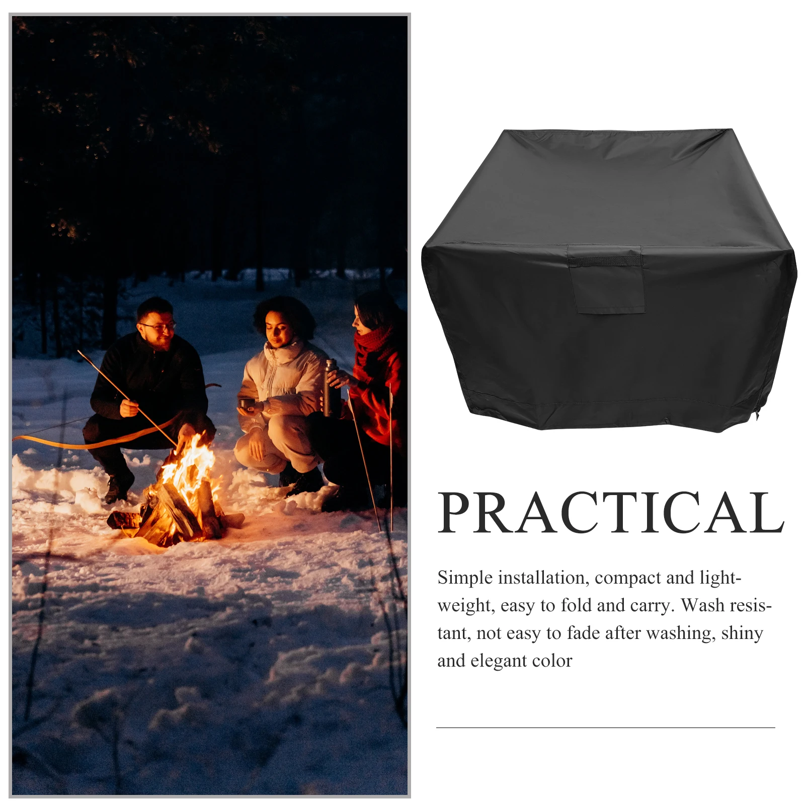 Outdoor Brazier Cover 420D Oxford Cloth BBQ Grill Covers Waterproof Heavy Duty Charcoal Grill Cover Anti UV Heat Dissipation
Outdoor Brazier Cover 420D Oxford Cloth BBQ Grill Covers Waterproof Heavy Duty Charcoal Grill Cover Anti UV Heat Dissipation