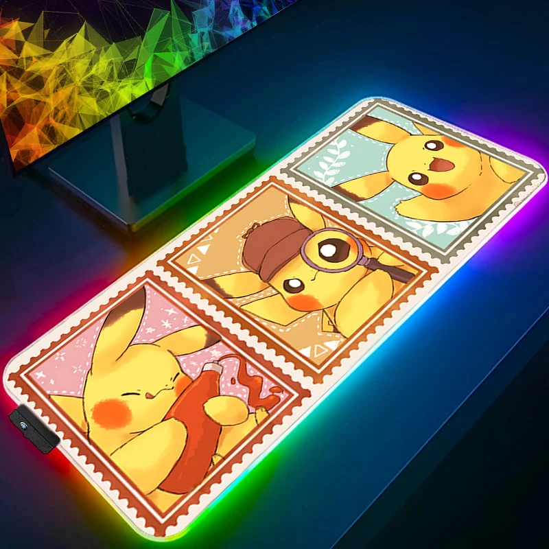 RGB Mouse Pad P-Pokemon Pikachu 90x40cm Professional E-sports gamers speed xxl Gaming keyboard Backlight LED desk mat mousepad
RGB Mouse Pad P-Pokemon Pikachu 90x40cm Professional E-sports gamers speed xxl Gaming keyboard Backlight LED desk mat mousepad