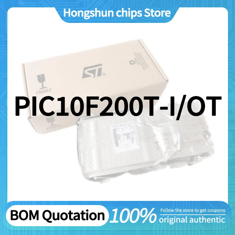PIC10F200T-I/OT Standard version
PIC10F200T-I/OT Standard version