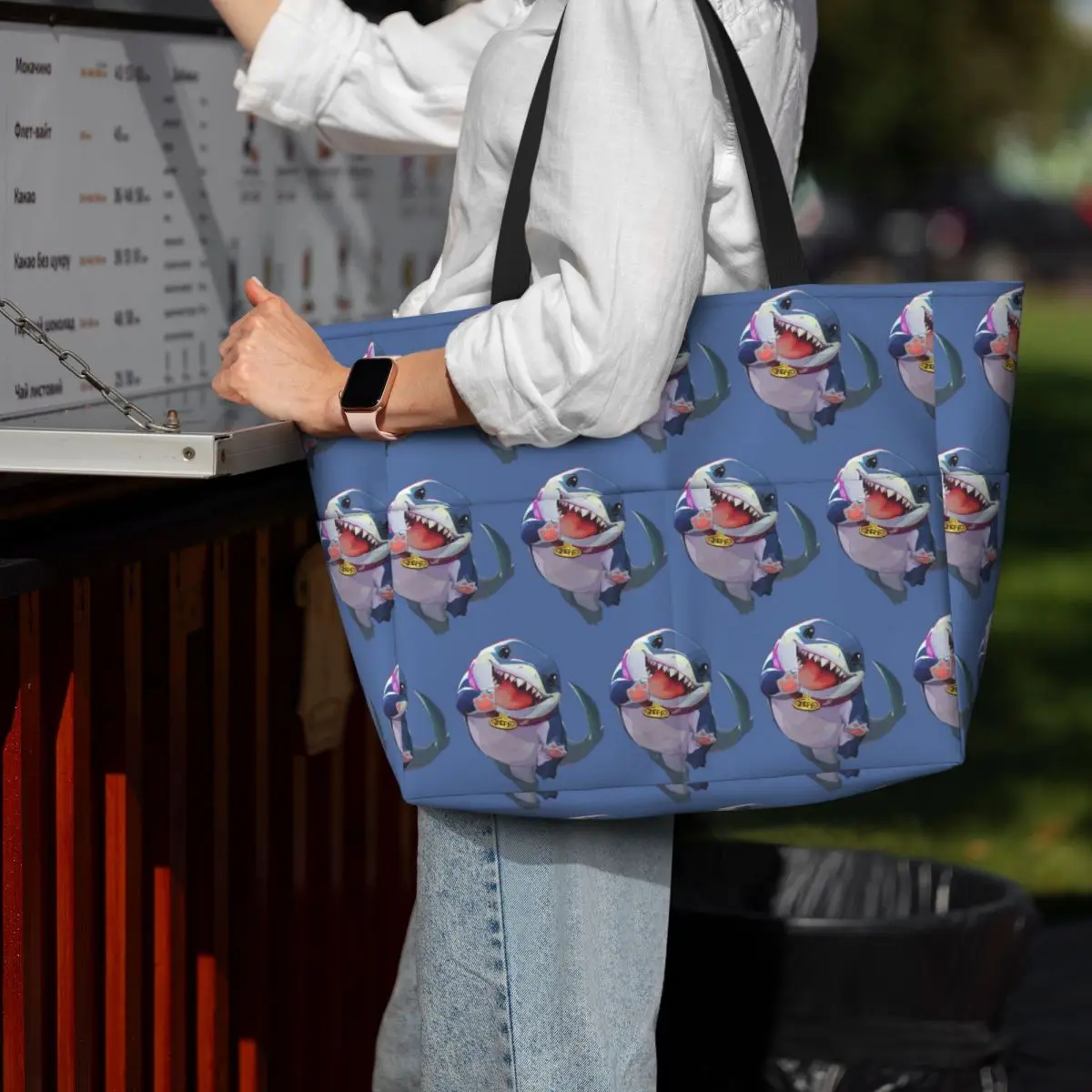 Jeff The Land Shark Beach Tote Bag Sport Gym Yoga Duffle Large Tote Bag Women Travel Bag Fitness bag
Jeff The Land Shark Beach Tote Bag Sport Gym Yoga Duffle Large Tote Bag Women Travel Bag Fitness bag