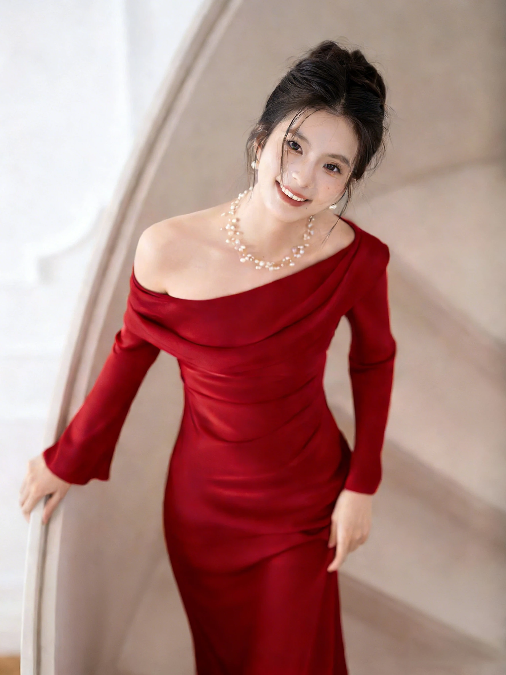 Red Slim Fit Shoulder Wedding Dress 2026 New Style Long Sleeve Morning Gown Evening Dress Elegant Wedding Ceremony Dress
Red Slim Fit Shoulder Wedding Dress 2026 New Style Long Sleeve Morning Gown Evening Dress Elegant Wedding Ceremony Dress