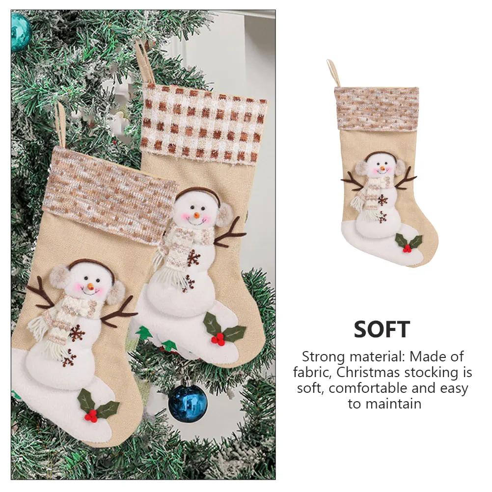 Christmas Stocking Holiday Ornaments Hanging Decor Decorations Desktop Cloth for Tree
Christmas Stocking Holiday Ornaments Hanging Decor Decorations Desktop Cloth for Tree