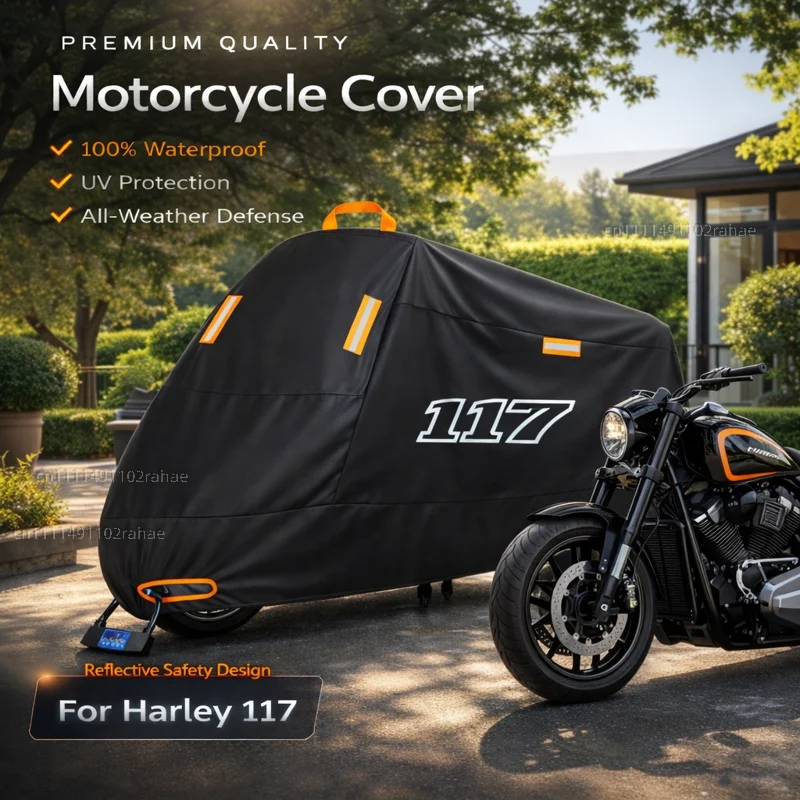 Чехол для мотоцикла Harley Softail 117, водонепроницаемый, из прочного полиэстера, с защитой от УФ-излучения, для использования на улице, защита от дождя, пыли и солнца
Чехол для мотоцикла Harley Softail 117, водонепроницаемый, из прочного полиэстера, с защитой от УФ-излучения, для использования на улице, защита от дождя, пыли и солнца